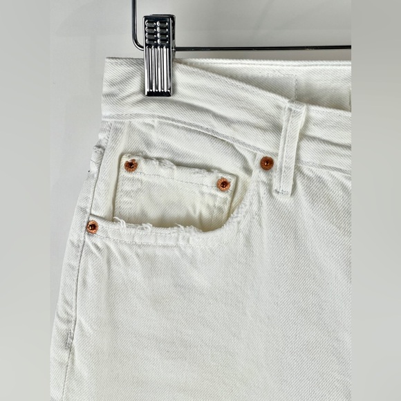 GRLFRND Karolina White Flag High Rise Skinny Crop Jeans - Picture 4 of 14